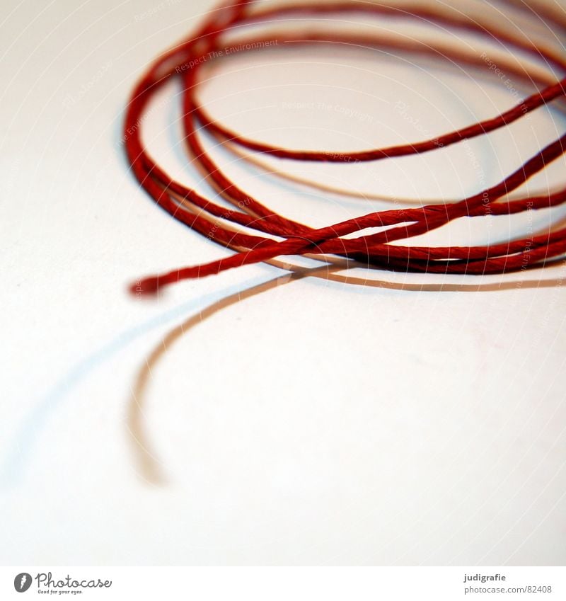 common thread Muddled Red Blur Knot Entangle Lose the thread Thread Unclear Macro (Extreme close-up) Close-up Concentrate Craft (trade) Sewing thread String Lie