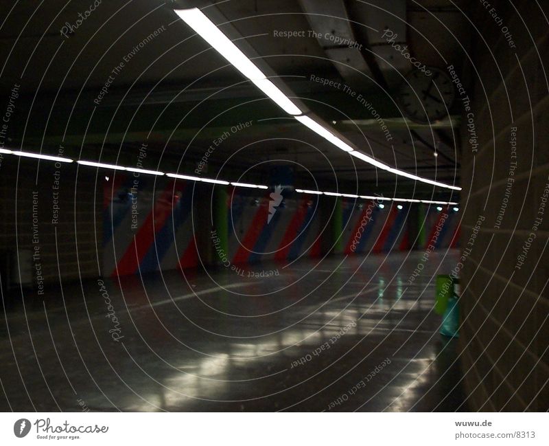The dark corridor? Tunnel Gray Stripe Clock Penitentiary Architecture Threat Corridor