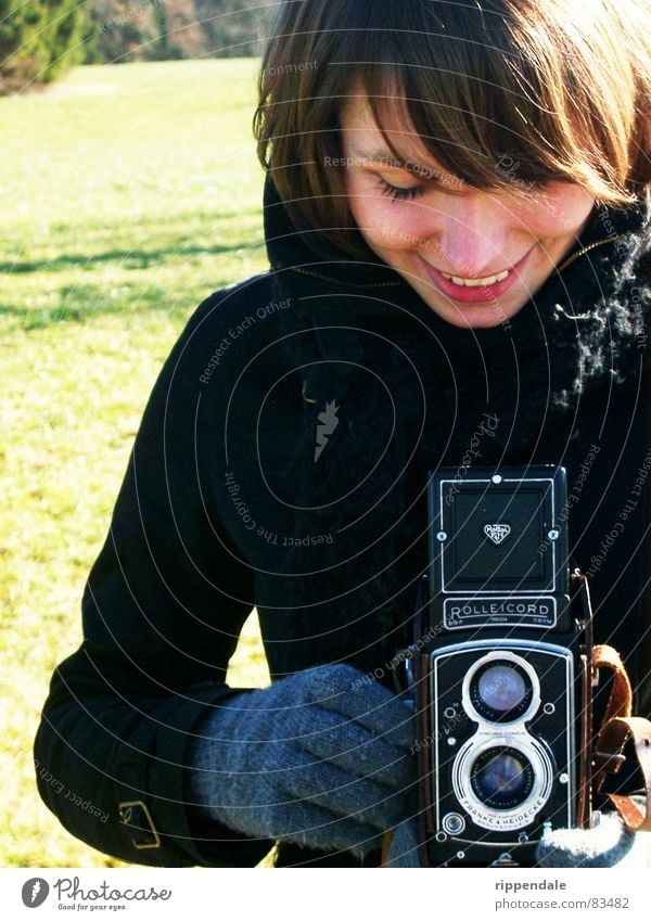 nora and the rollei Photography Take a photo Camera Joy Laughter wheels take pictures rolleicord