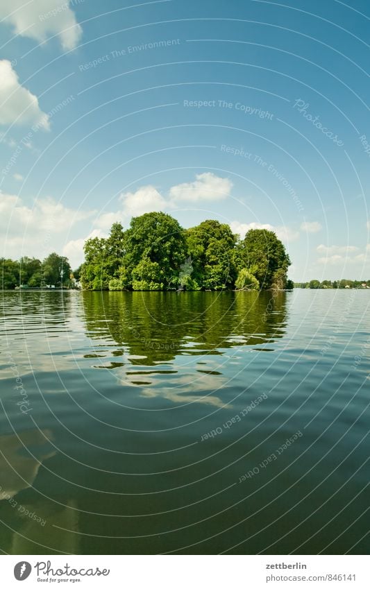 Valentine's Day Watercraft River Channel Canoe Nature Navigation Lake Summer Coast Lakeside River bank Waterway Tegel valentine Island Waves Surface of water