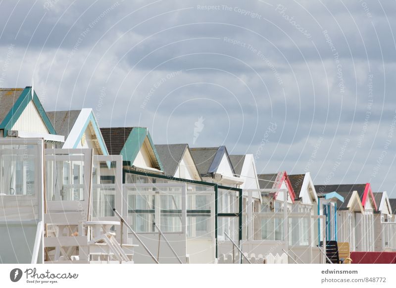 beach houses Vacation & Travel Summer Summer vacation Beach North Sea Netherlands House (Residential Structure) Beach hut Utilize Relaxation Dream