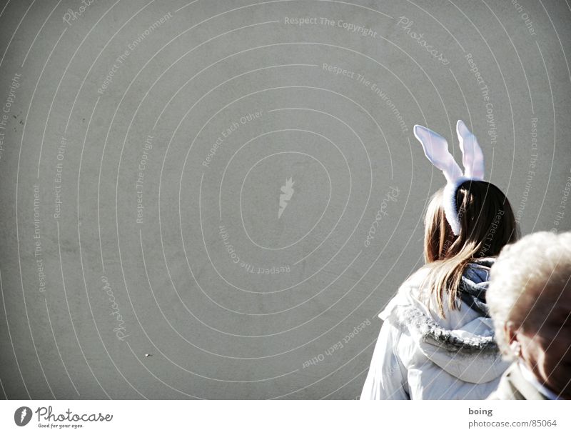 Hey ladies Hare ears Lady Spring Generation Transience Old Senior citizen Spoon Hare & Rabbit & Bunny Carnival Inter-generation contract Joy bunny