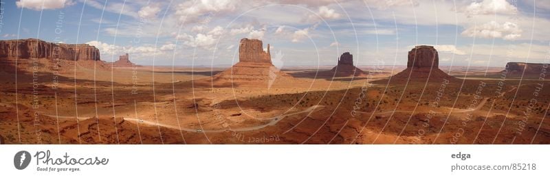 Monument Valley, USA Panorama (View) National Park 360 Mountain Desert Large Panorama (Format)