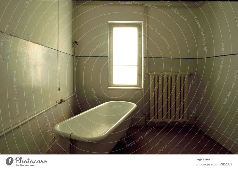 Hotel Languard 01 Bathtub Bathroom Back-light Across Window Derelict Colorless Interior shot