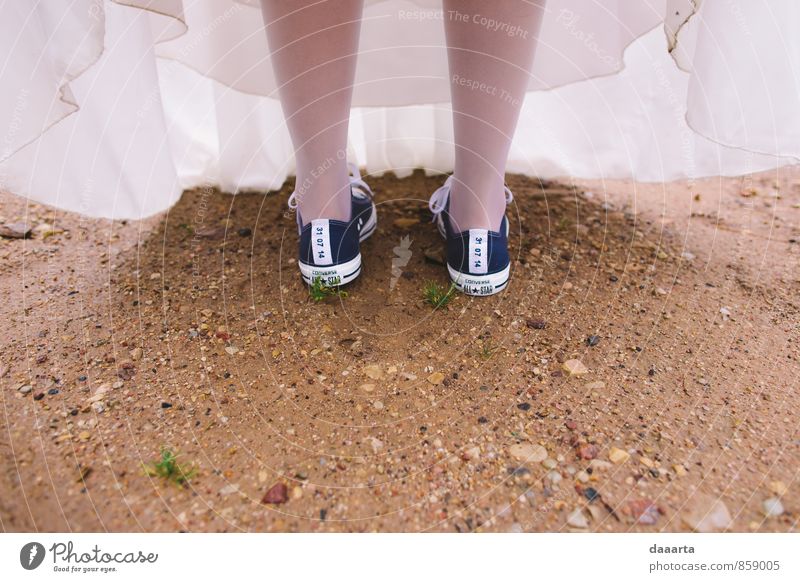 dated sneakers Adventure Feminine Legs Feet Earth Sand Rain Stockings Tights Wedding dress Sneakers Exceptional Simple Elegant Friendliness Happiness Good