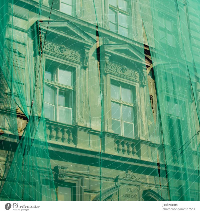 greener planning in Prague Historicism Old town Window Sheath Ornament Elegant Green Style Net Redevelop Collateralization Detail Structures and shapes