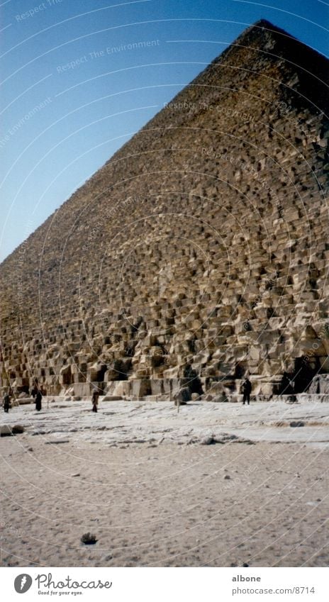 pyramid Cairo Egypt Sandstone Building Historic Architecture Pyramid