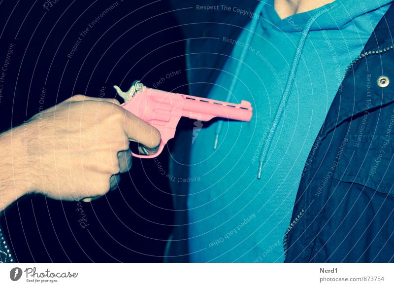 PINk Night life Aggression Blue Pink Animosity Revenge Force Weapon Colour photo Multicoloured Exterior shot Detail Lomography Neutral Background Flash photo
