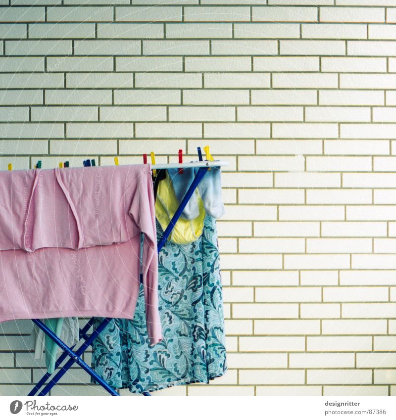 Laundry to the square Tumble dryer Pink Pastel tone Pallid Yellow Underpants Stockings Household wash clothes light socks