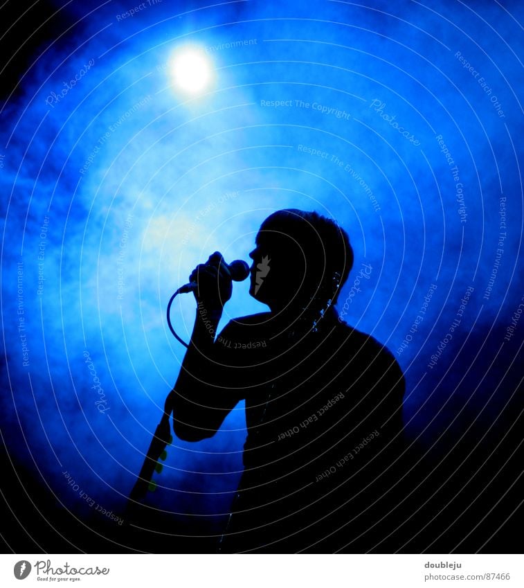 popstar silhouette Pop music Stage Live Microphone Singer Light Black Rock music Entertainment Shows Concert Outdoor festival Young man Pastime Make music Man