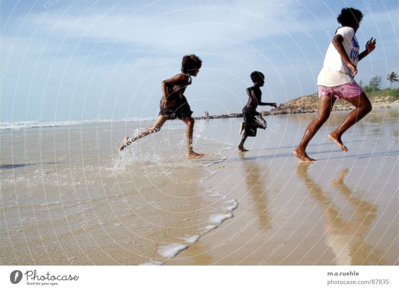 aboriginal Aborigine Indigenous Child Beach Ocean Australia original people Water