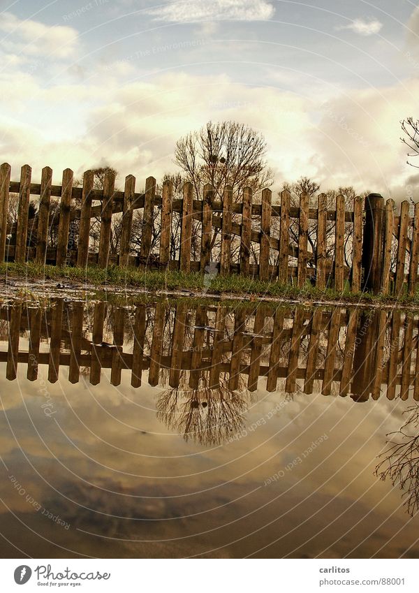 one I still have ..... Barbed wire Fold Horizon Fence Meadow Footpath Puddle Dramatic Wind Passion Middle Symmetry White balance Clouds 2 Beautiful