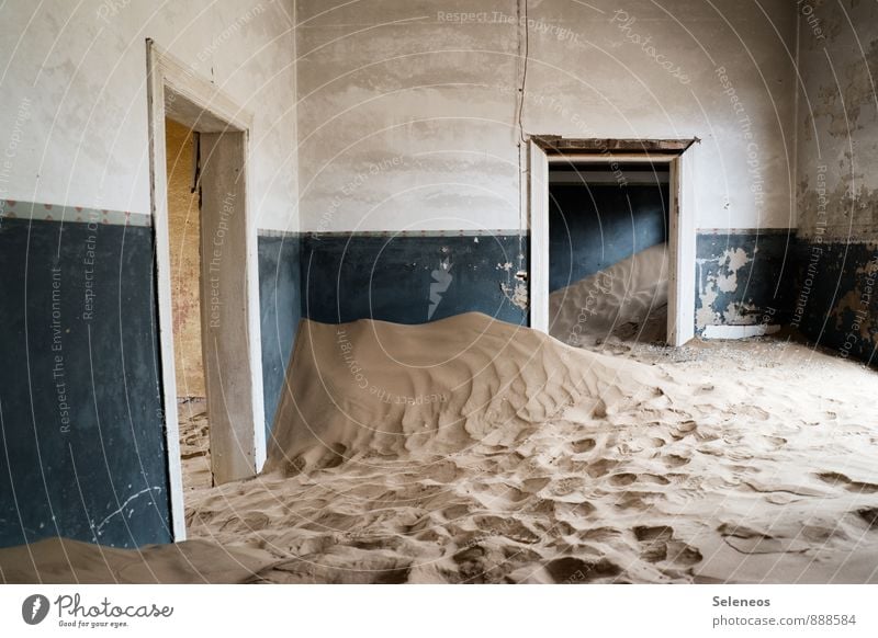 and I still say, close the door. Vacation & Travel Tourism Trip Adventure Far-off places Summer Desert Deserted House (Residential Structure) Wall (barrier)