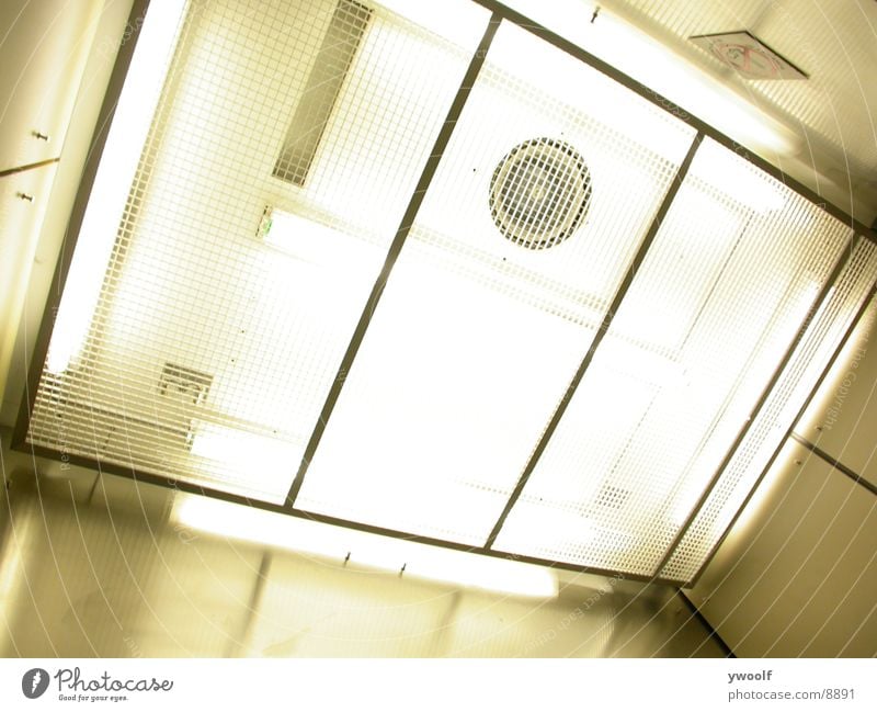Elevator II elevator Light Transport flourescent grid steel