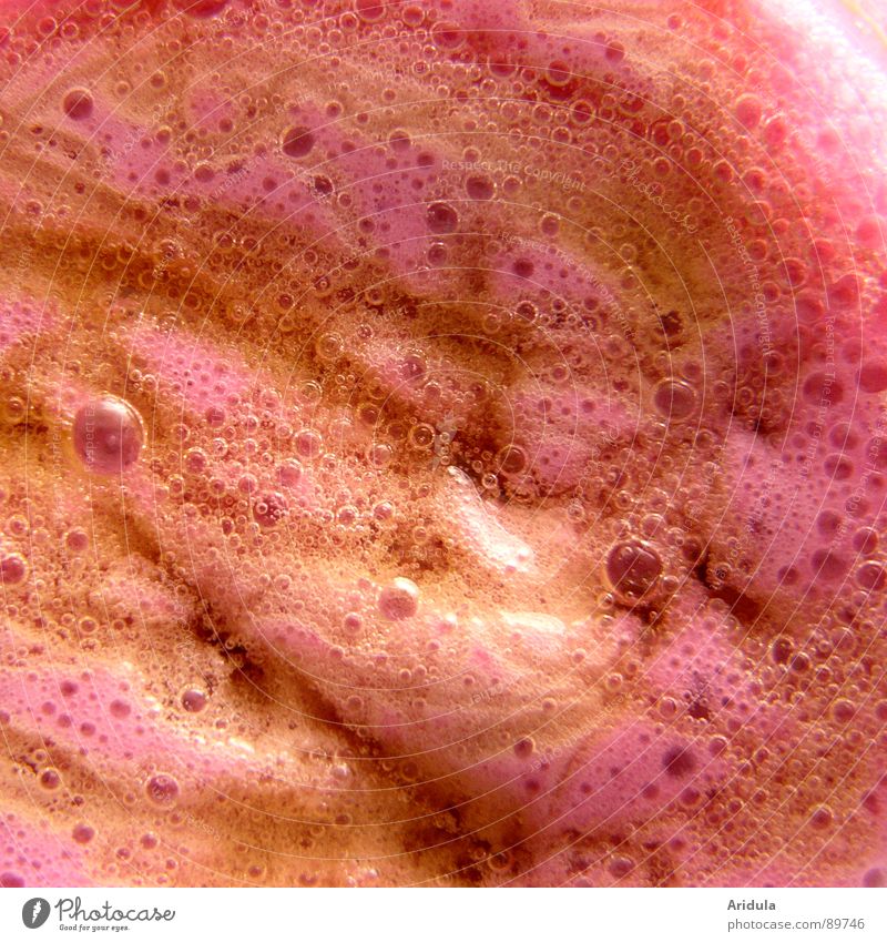 foamy No.1 Foam Pink Milk Honey Sweet Delicious Summer Air Drinking To enjoy Gastronomy Candy Blow Nutrition Sticky milkshake