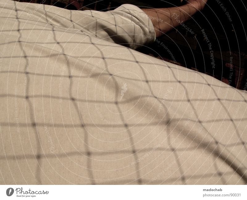 retina Upper body Masculine Man Human being Grating Grid White Abstract boy Net Shadow nice Arm T-shirt