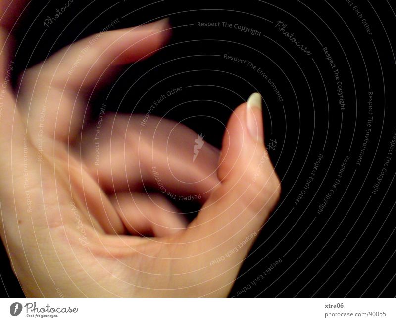 moving hand 5 Hand Fingers Fingernail Speed Black Human being Movement sharpness-blurriness Skin