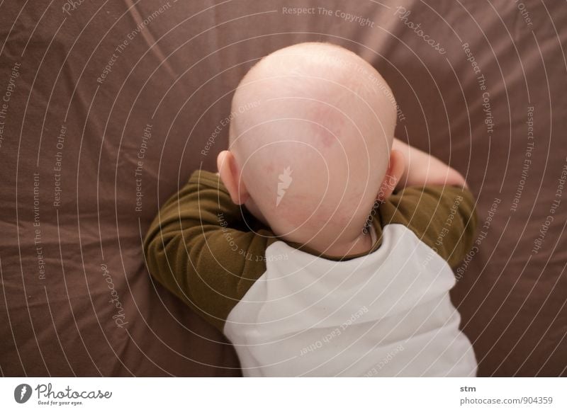 1-2-3-4 cornerstone Human being Child Baby Infancy Life Head Ear 0 - 12 months Hair and hairstyles Blonde Short-haired Bald or shaved head Uniqueness