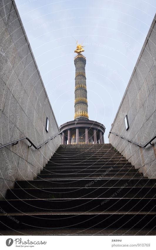 Dreams in concrete Town Capital city Manmade structures Tourist Attraction Landmark Monument Tourism Berlin Victory column Downtown Berlin Tower Colour photo