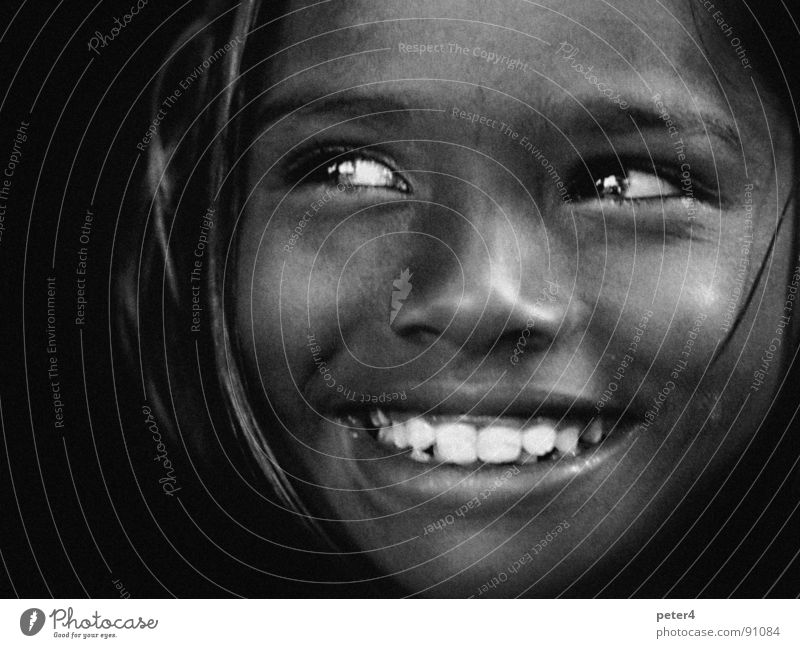 Moments 10 Child Human being Girl Woman Adults Eyes Teeth Laughter Foreign Homeless Refugee Analog Lighting Snapshot Black & white photo Portrait photograph