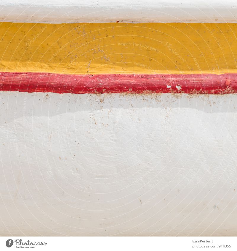 Carinthia Wood Line Stripe Yellow Red White Colour Federal State of Kärnten Austria Associative Second-hand Old Watercraft Abrasion Design Graphic Illustration