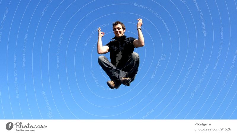 oooooooooom Jump Meditation Calm Relaxation Sky Playing Blue Flying flighing