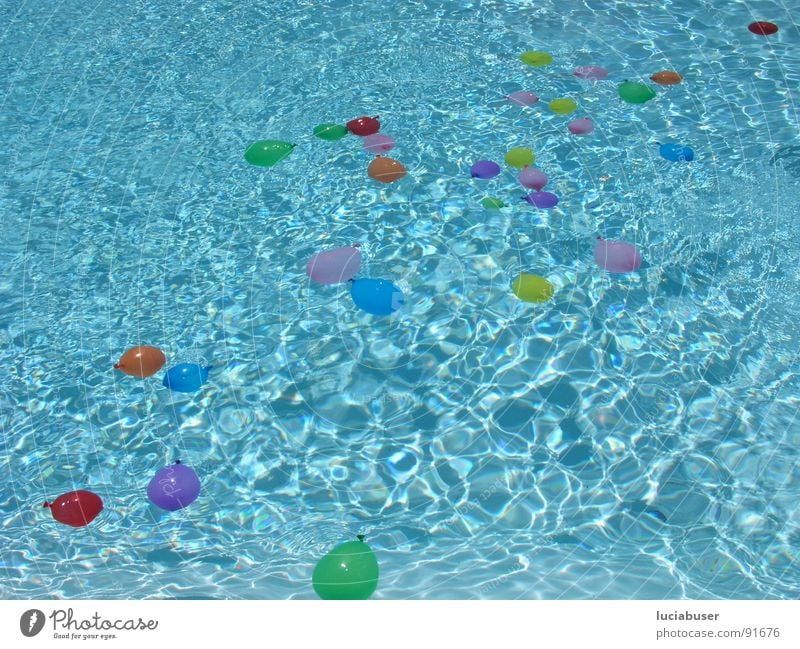 bubbles2 Balloon Swimming pool Summer Party Weightlessness Multicoloured Playing Joy Water