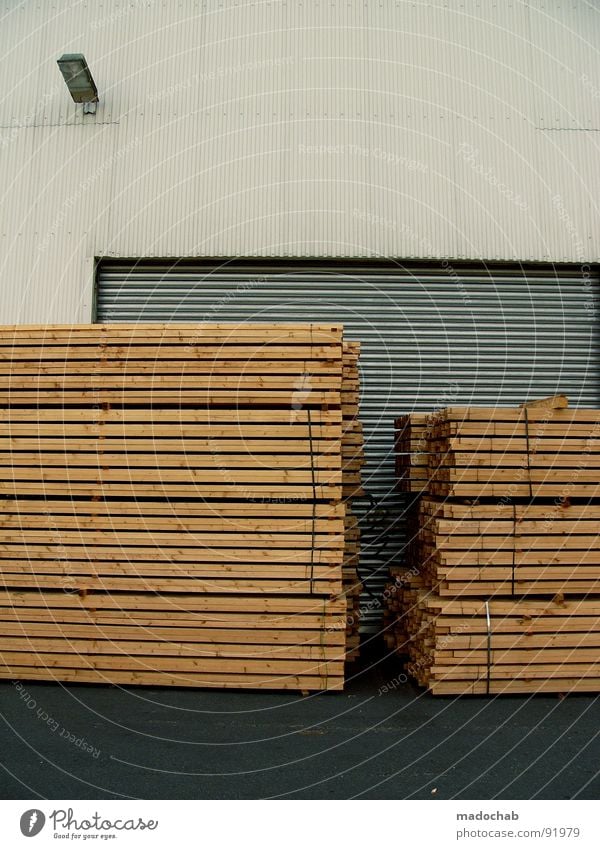 === Wood Logistics Raw materials and fuels Wood flour Industry Boredom Craft (trade) Wooden board Stack Storage