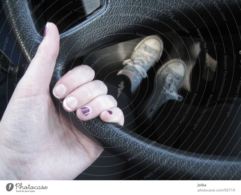 unfinished nail polish Nail polish Hand Fingers Motoring Car Footwear Sneakers Driving To hold on Fingernail Conduct Chucks Manta driver Pedal Thumb Carriage