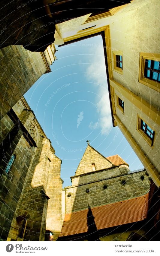 cathedral Old town House (Residential Structure) Meissen Medieval times Saxony Town Saxon Switzerland Architecture albrechtsburg Dome Interior courtyard angled