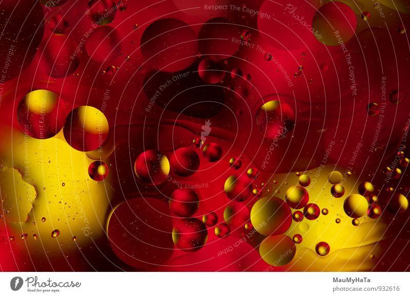 abstract forms with fluids Design Science & Research Nature Drop Yellow Creativity Oil Water Bubble Backgrounds Gold Illuminate Backdrop Circle S-shape