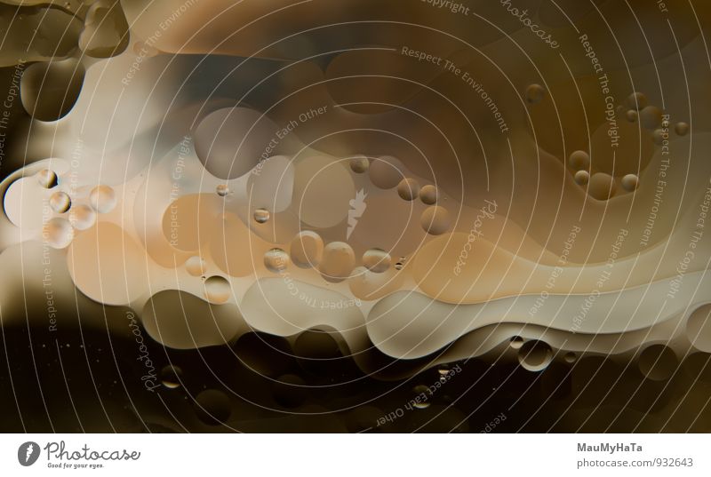 abstract forms with fluids Design Science & Research Nature Drop Yellow Creativity Oil Water Bubble Backgrounds Gold Illuminate Backdrop Circle S-shape