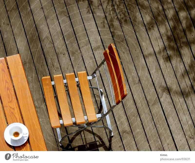snapshot Shadow Coffee Garden Chair Table Gastronomy Balcony Brown Break no time