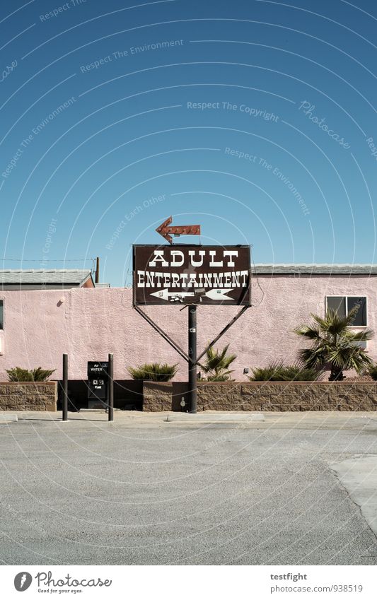 adult entertainment Manmade structures Building Architecture Street Sign Signage Warning sign Sex Trashy Eroticism Curiosity Shame Inhibition Logistics