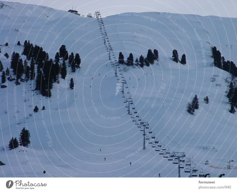 Mountains&Snowboarding Tree Elevator swoba border Skiing