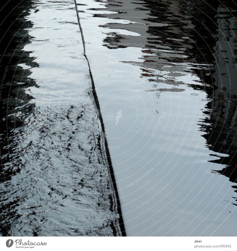 Freiburg Perspectives 3 Gray Reflection Wet River Brook Water Sewer Weir Barrage Surface of water Water reflection