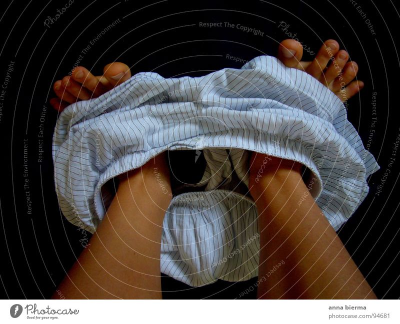 Woman Legs and Feet Wearing Underwear Stock Photo - Image of