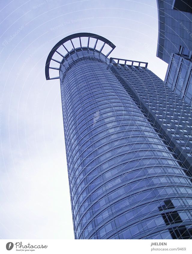 Frankfurt New Mainzer Style Town High-rise Concrete Glass Steel Modern Blue Insurance Emotion design fra new mainz finance financial center reflection citylife