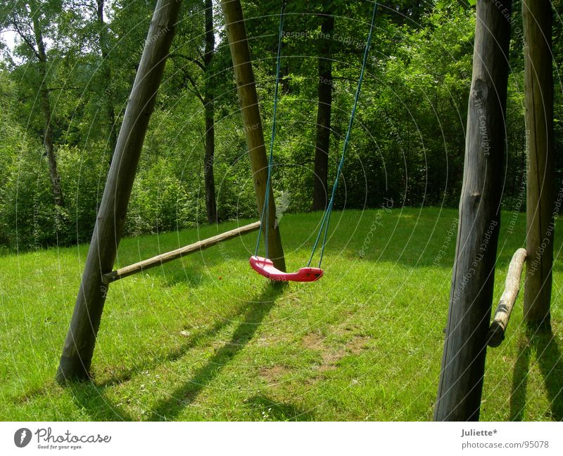 Successfully jumped off Swing Meadow Red Green Loneliness Speed Jump Playing Summer