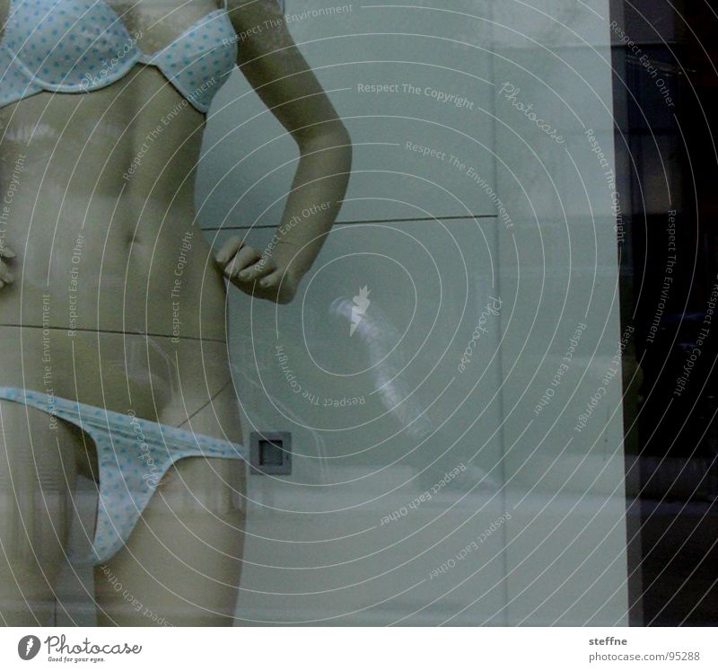 Drop your pants! Mannequin Underpants Shopping center Shop window Chemnitz Attract Clothing Underwear Laundry Stomach