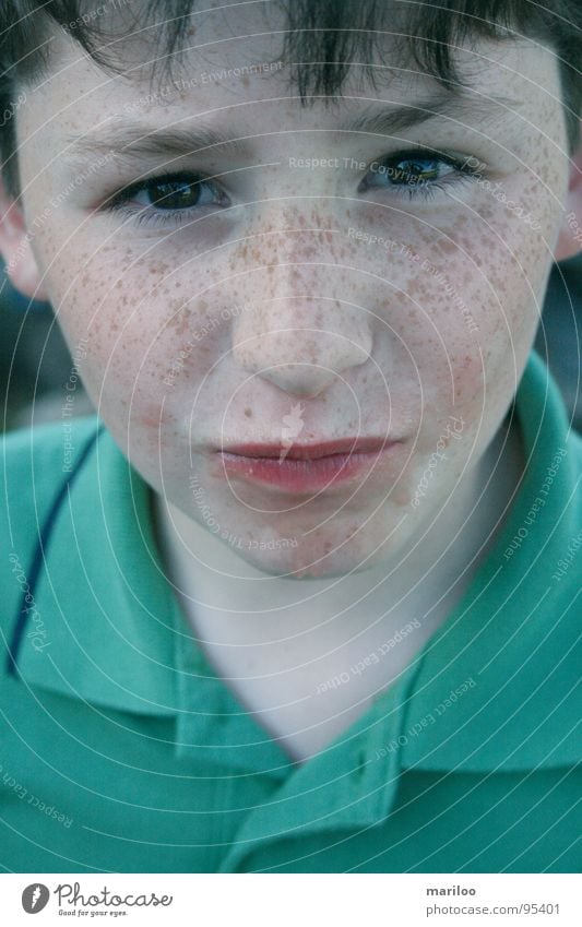 freckles Freckles Child Skin color Summer Daub Green Pout Joy Boy (child) Laughter Ice Brash boy Mouth