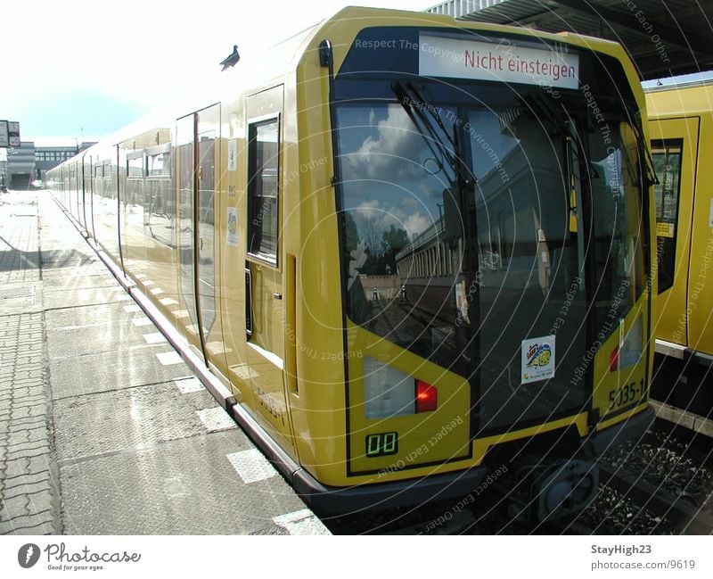 UbahnBerlin Electrical equipment Technology Berlin subway yellow