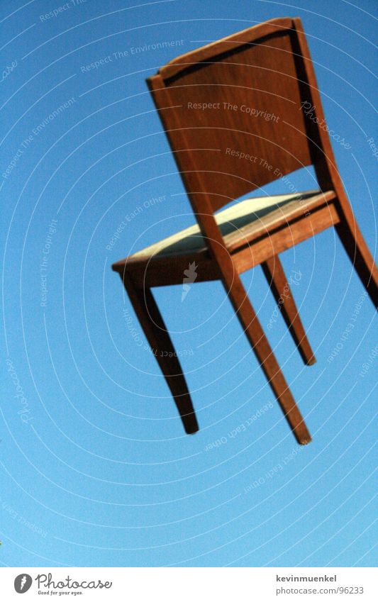 CHAIR FLYER Wood Sky Hover Zoom effect Summer Chair fly high Blue sky blue heaven afr3ak moonx