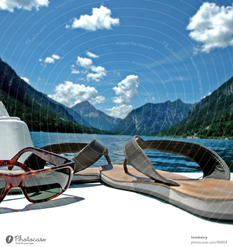 refresh royal VII Lake Eyeglasses Sunglasses Leisure and hobbies Clouds Watercraft Summer Flip-flops Playing Mountain Sky Swimming & Bathing