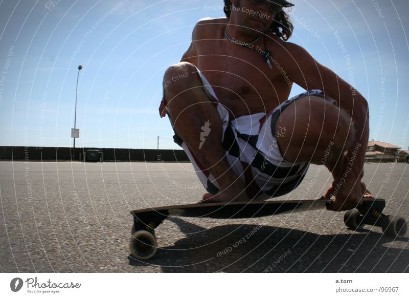 No waves II Parking lot Seignosse Summer Ocean Key Sports Playing Joy Beach Coast Skateboard Sun Coil Musculature
