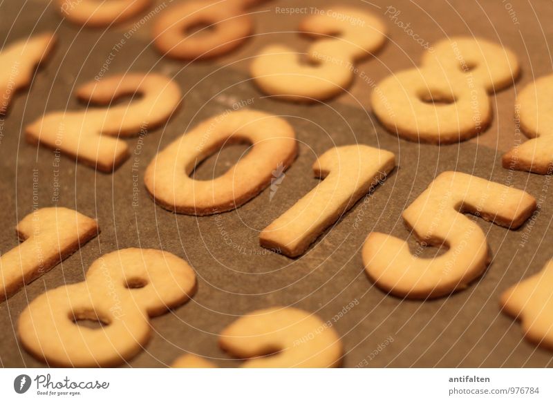 MAKING OF Dough Baked goods Cookie Christmas biscuit Nutrition To have a coffee New Year's Eve Birthday Digits and numbers Year date 2 0 1 5 3 8 Esthetic Hot