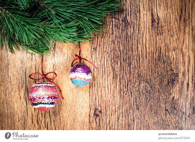 Christmas decoration Decoration Ornament Authentic Uniqueness Natural Multicoloured Green Tradition Copy Space December Horizontal Object photography Personal