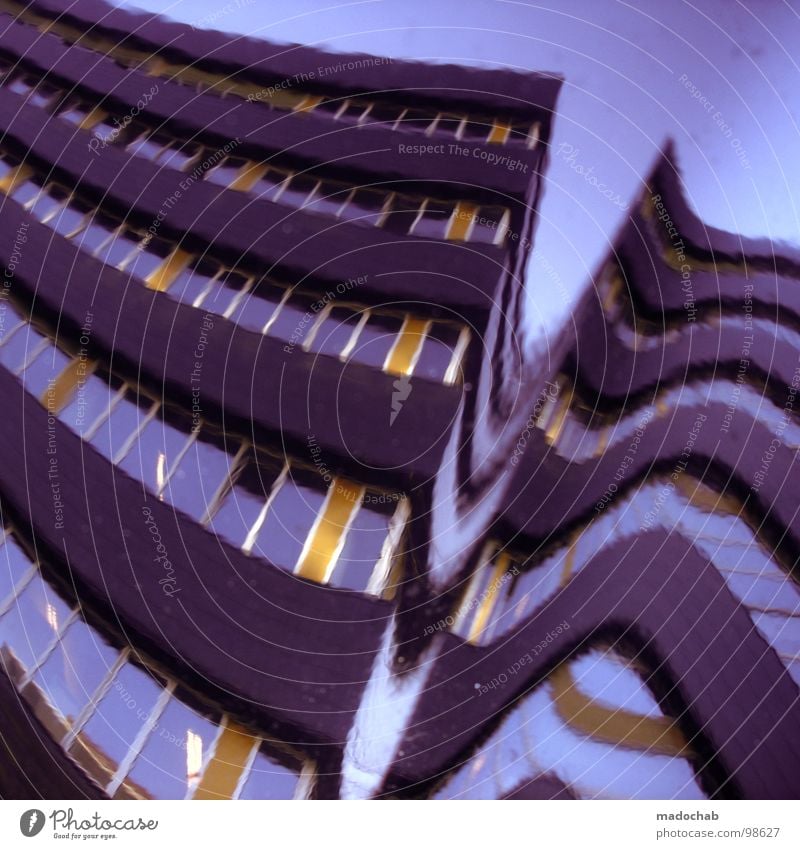 IT'S NOT A TRICK House (Residential Structure) High-rise Reflection Glazed facade Facade Cubism Utrecht Netherlands Architecture Modern Obscure Distorted
