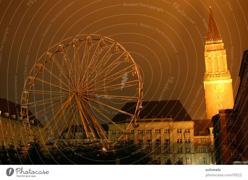 Ferris wheel Night Transport Tower Evening