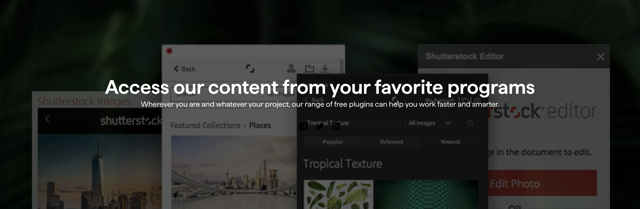 shutterstock plugins